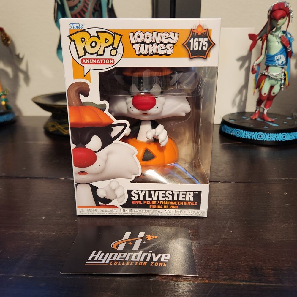 Looney Tunes Halloween Sylvester with Pumpkin Funko Pop! Vinyl Figure #1675